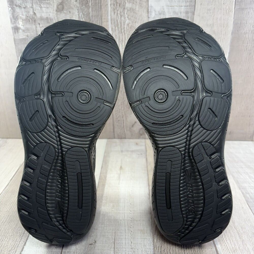 Brooks Glycerin 21 Men's 9.5 Running Shoes Athletic Sneakers DNA Triple Black - Picture 11 of 13
